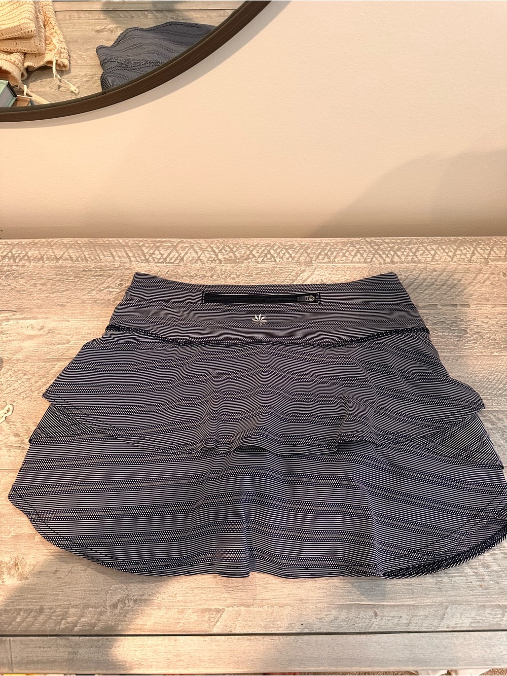 Athleta Blue Ruffle Skirt - Picture 3 of 4